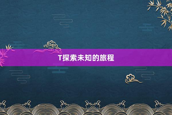 T探索未知的旅程